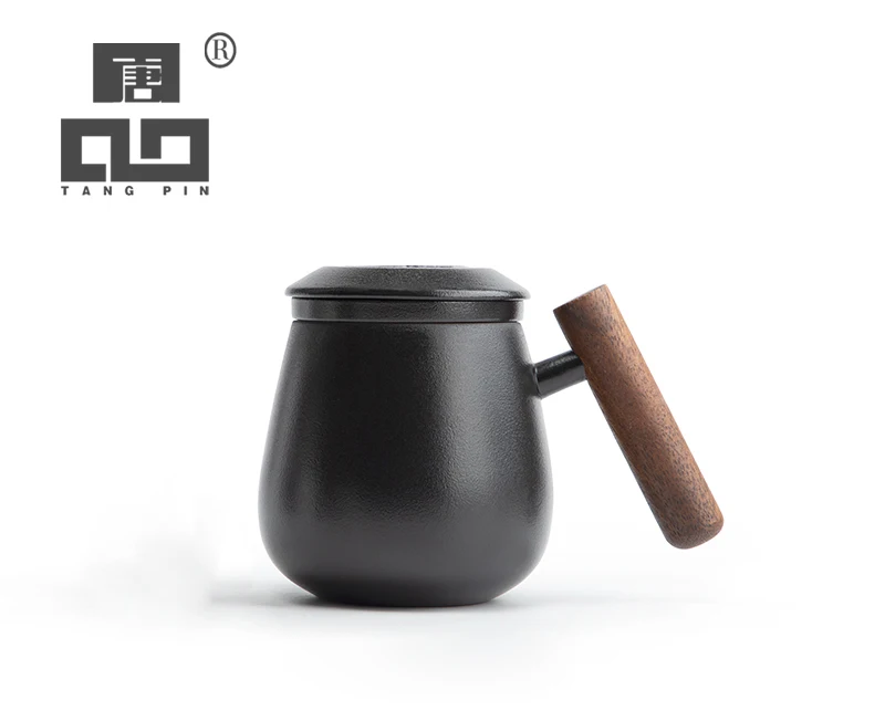 Керамическая чайная кружка TANGPIN дорожная с фильтром керамическая чашка для кофе