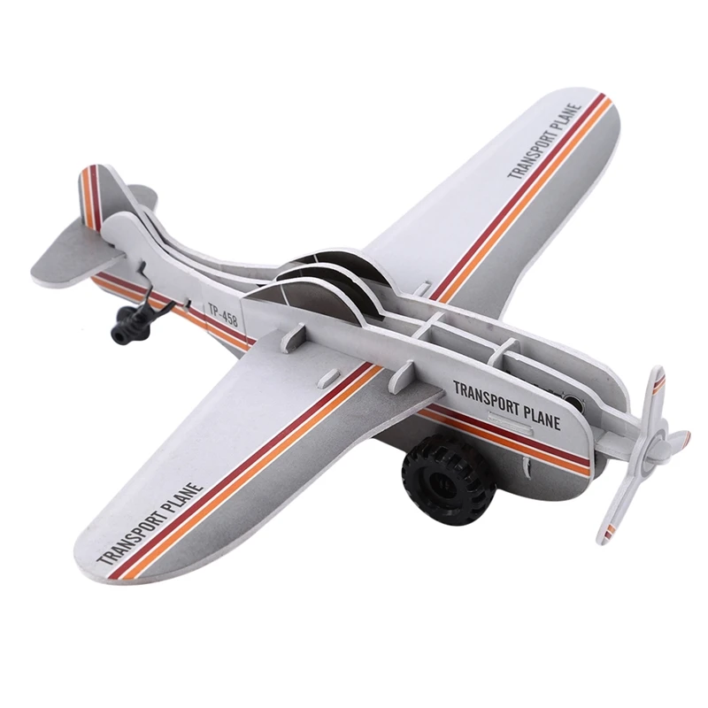 

3d Puzzle Toy Mini Fighter Aircraft Plane Model Paper 3D Puzzles Toys For Children Gift Intelligence Toys