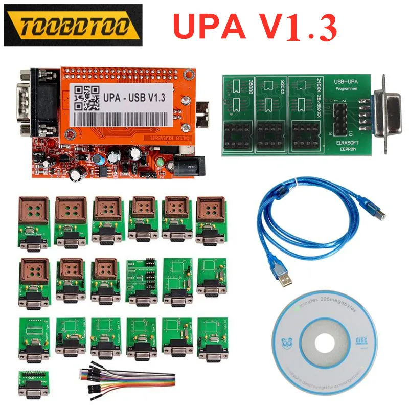 Программатор USB UPA V1.3 диагностический инструмент 1 3 Чип ECU добавленный сценарий