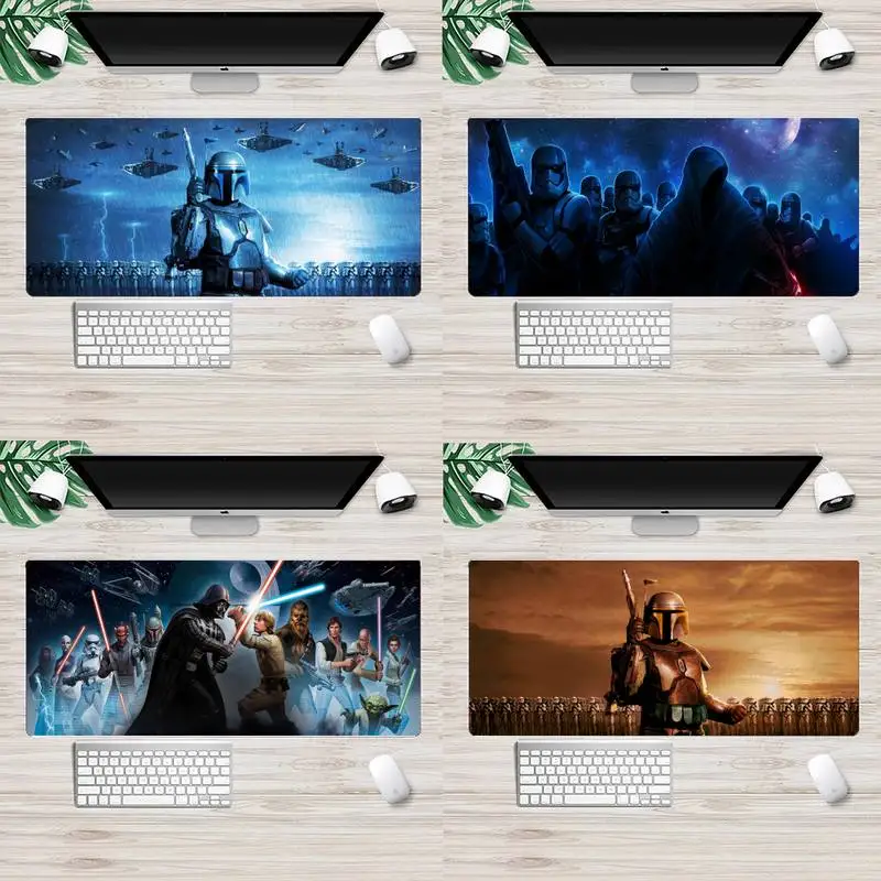 

stars wars Gamer Retail Small Rubber Mousepad Animation XL Large Gamer Soft Keyboard PC Desk Mat Takuo Computer Tablet Mousepads