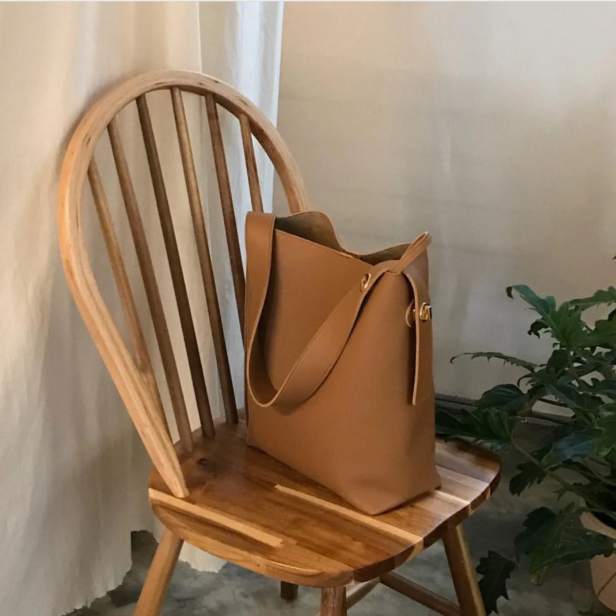 Fashion Design Women Bucket Bags Large Capacity Ladies Shoulder Bags Soild Colour Handbags Female Causal Tote for Daily Travel