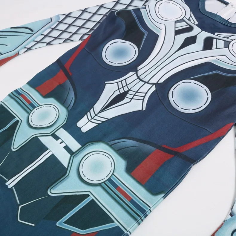 Детский костюм супергероя Тора для косплея мышц одежда с брюшным мстителем