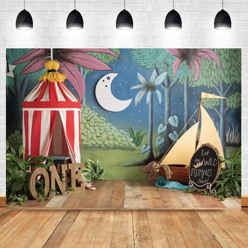 1st Birthday Backdrop For Photography Stage Ice Cream Prizes Tickets Newborn Baby Child Shoot Background Photocall | Электроника