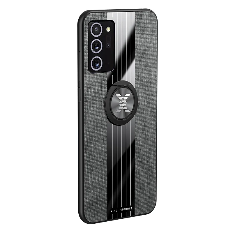 For Samsung Galaxy Note 20 Ultra Case Car Magnetic Ring Back Cover for Galaxy Note20 Note 20 Leather Phone Cases