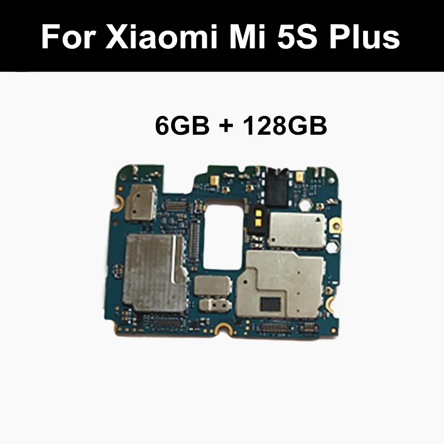 Разблокированная материнская плата для Xiaomi Mi 5S Mi5S M5S Plus 6GB + 128GB Материнская |