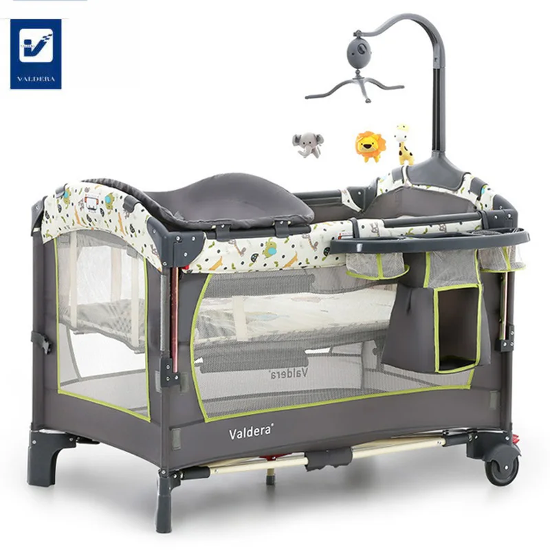 Valdera многофункциональная складная кроватка модная портативная игровая кровать BB