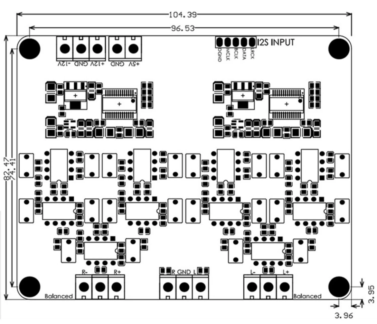 Параллельный двойной декодер PCM1794A плата DAC позолоченная версия Hi-Fi 1794