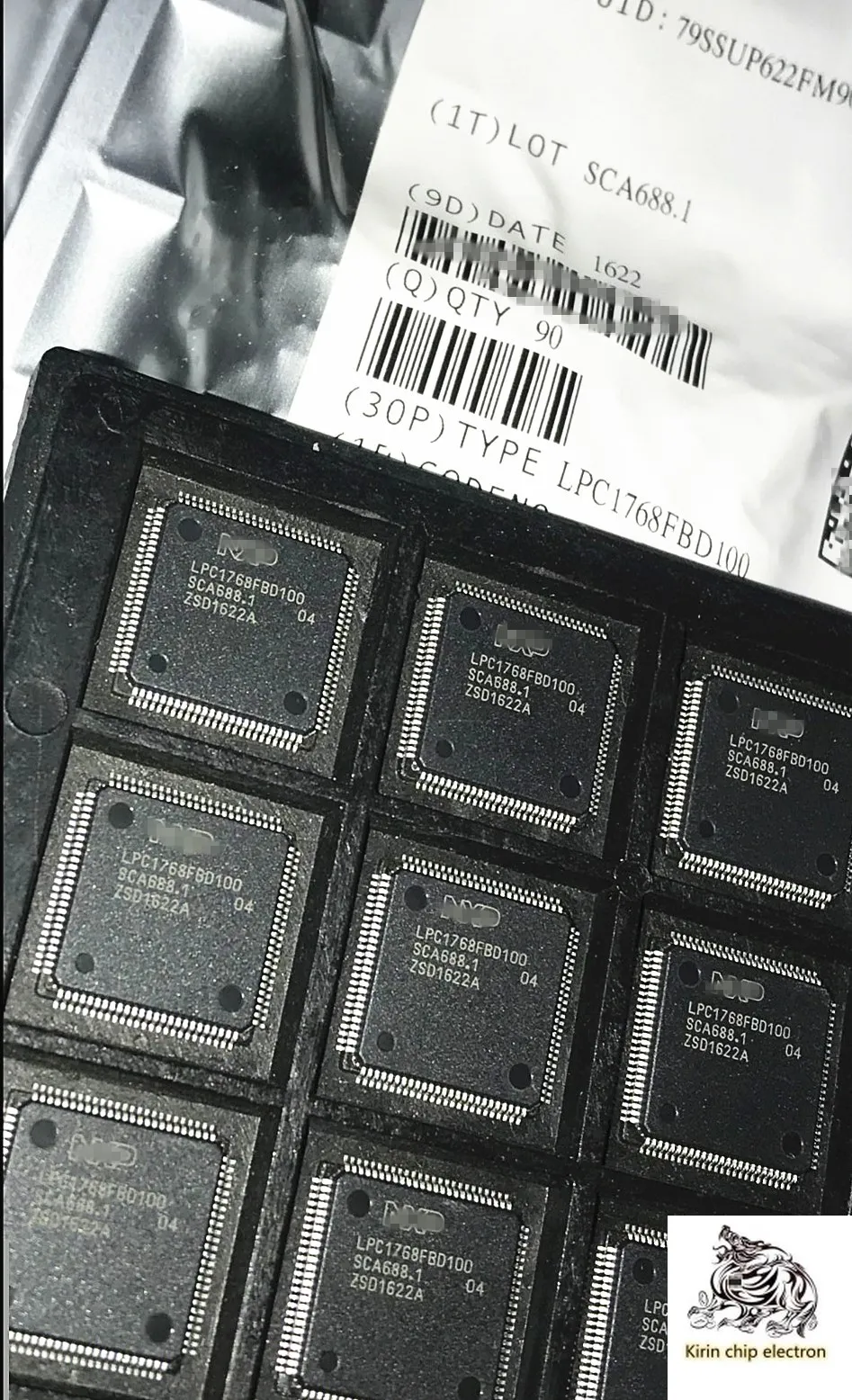 Оригинальный микроконтрольный чип LPC1768FBD100 LPC1768 упаковка LQFP100 5