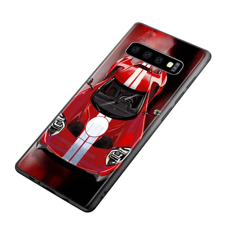 

Silicone Black Cover Sport car Fashion for Samsung Galaxy Note 10 Pro 9 8 Plus S10 5G S9 S8 S7 Plus S6 Phone case