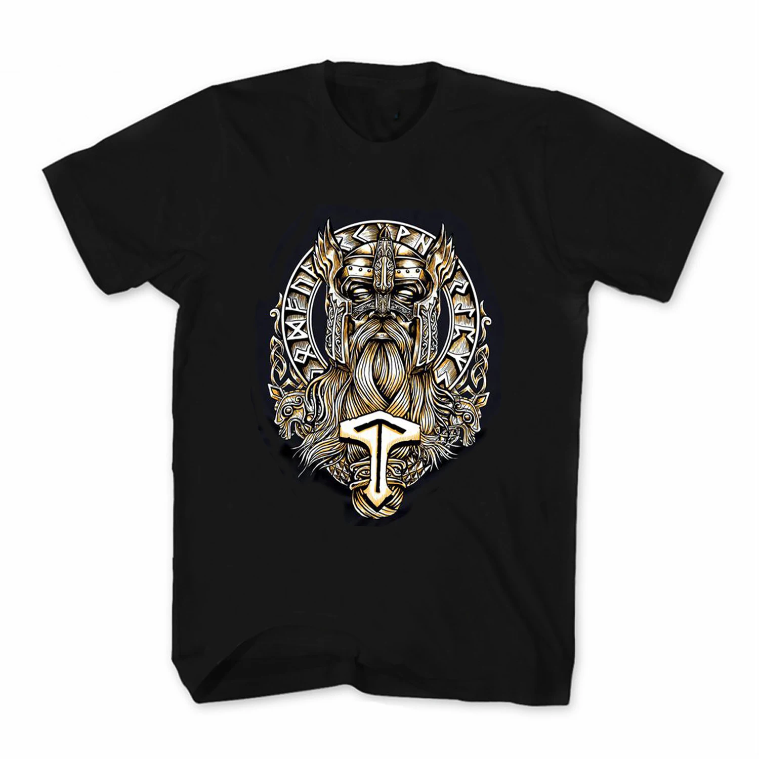 

Viking Warrior Valhalla Nordic Odin Epic Thor T-Shirt. Summer Cotton Short Sleeve O-Neck Mens T Shirt New S-3XL