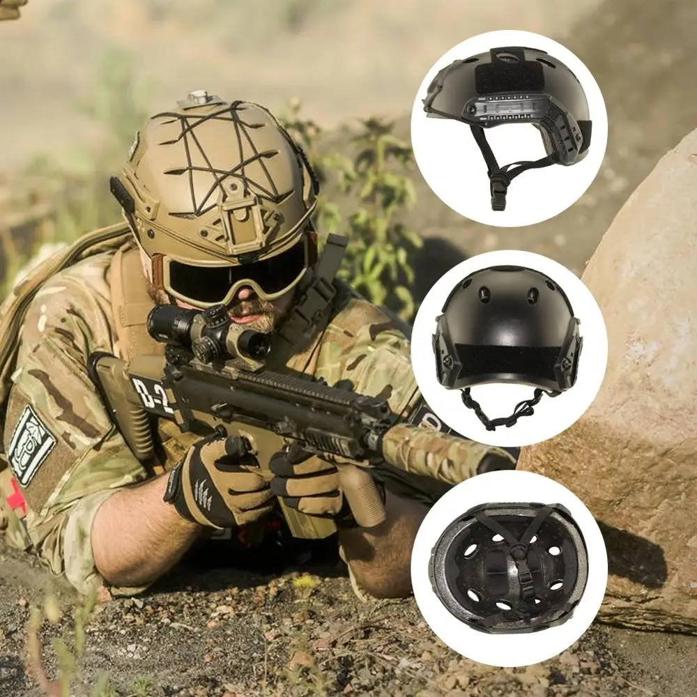 Lightweight FAST PJ Tactical Helmet Airsoft MH Cover Outdoor Painball CS SWAT Riding Protect Equipment | Спорт и развлечения