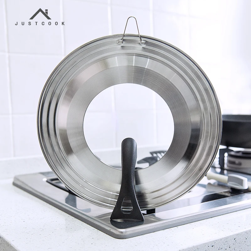 

Janpense visual stainless steel glass lid pot steamer cover wok see-through saucepan skillet kitchen cookware 16-28cm