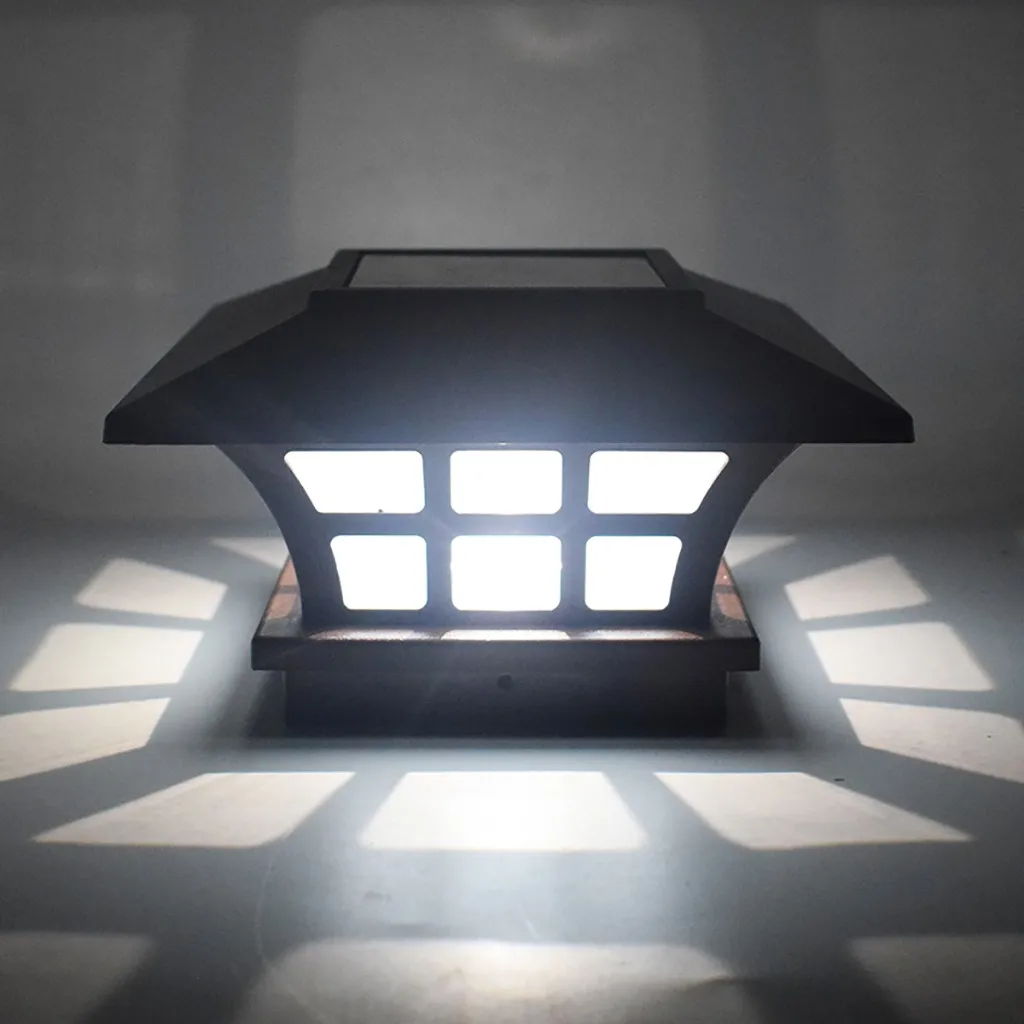best selling 2019 products Solar Lamp Column Head Light Outdoor Waterproof Decorative Courtyard White 1LED home decoration | Освещение