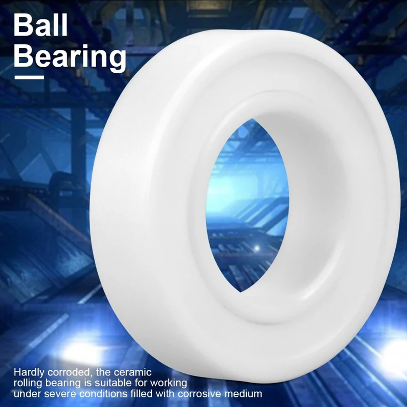 

2Pcs 608-2RS Sealed Full Ceramic Bearing ZrO2 Ball Bearing 8X22X7mm