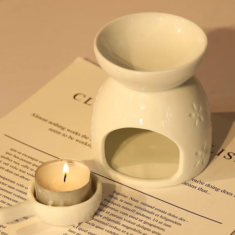 

Strongwell Nordic ceramic candle holder sculpture hollow candle holder ornaments handmade figurines home decoration art gifts