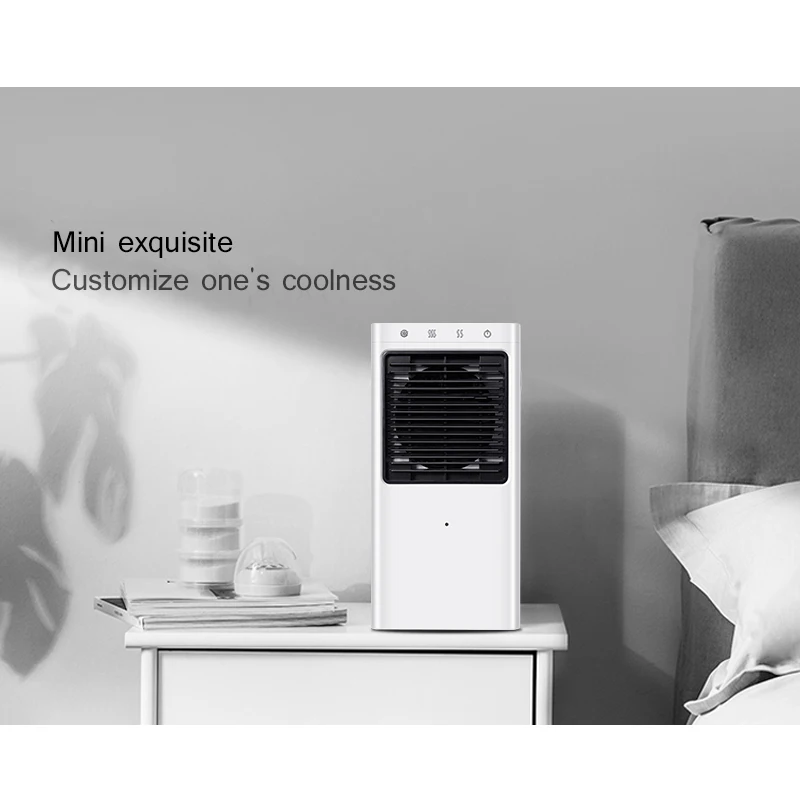 

Convenient New Mini Portable Air Conditioner Humidifier Air Cooler Space Easy Cool Purifies Air Cooling Fan for Home Office