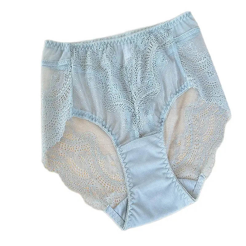 Женские трусики из шелковой пряжи S608 Бесшовные Сексуальные трусы высокой талией