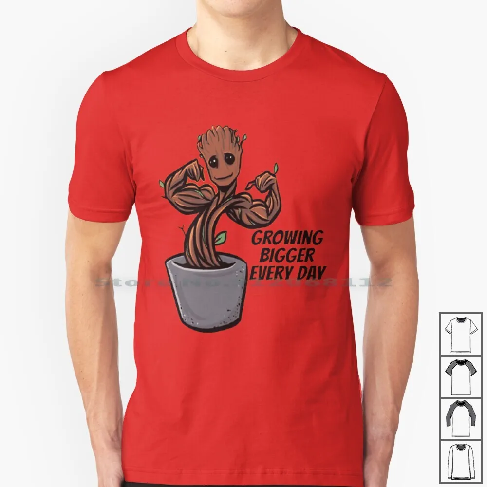 Футболка растущая все больше каждый день 100% хлопок забавные игры до тех пор пока