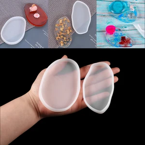 Подставки силиконовые формы УФ-отверждаемая эпоксидная смола плесень цветы поднос чашки мат Плесень Для DIY ремесла принадлежности для украшения стола подставки