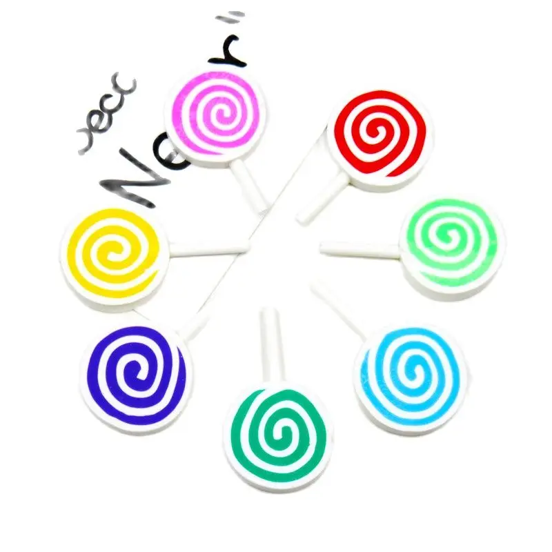 1 шт. ослепительный Радужный Вихрь леденец без зажима аксессуар для волос девочек
