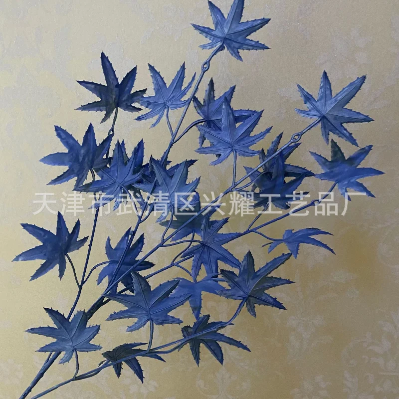 

Wholesale Simulation Flower Artificial Maple Leaf for Wedding Hall Ceiling Home Hotel Shopping Mall Furnishings Home Decor