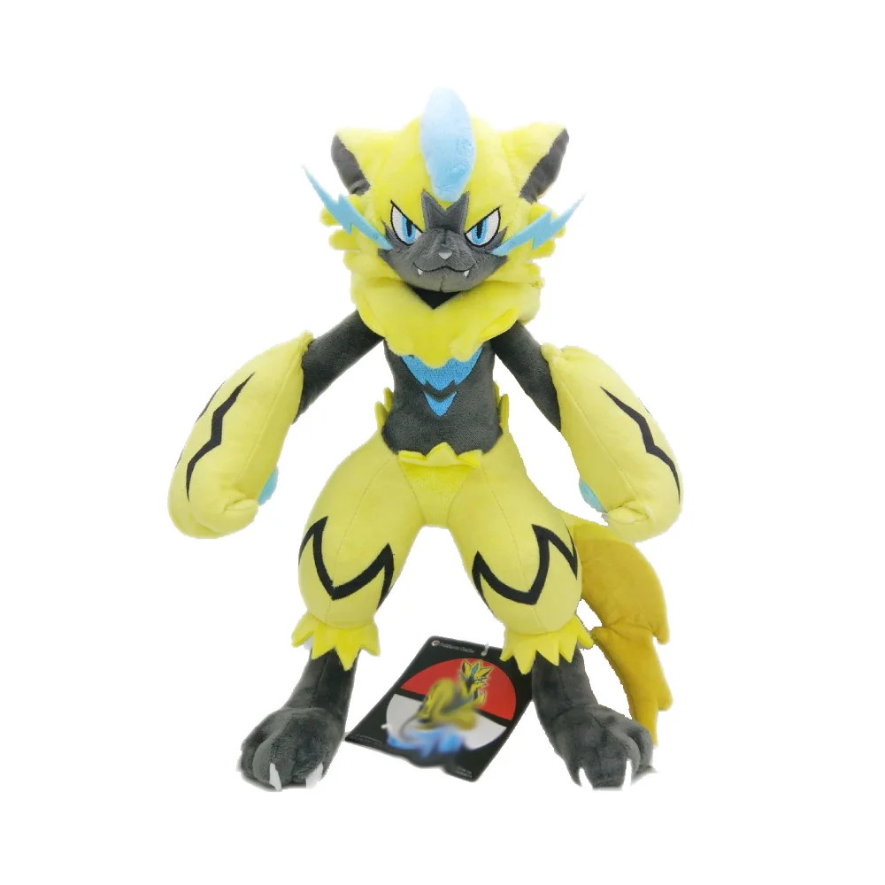 32 см Zeraora плюшевые Электрический Кот зверь системы качества качели игрушки для