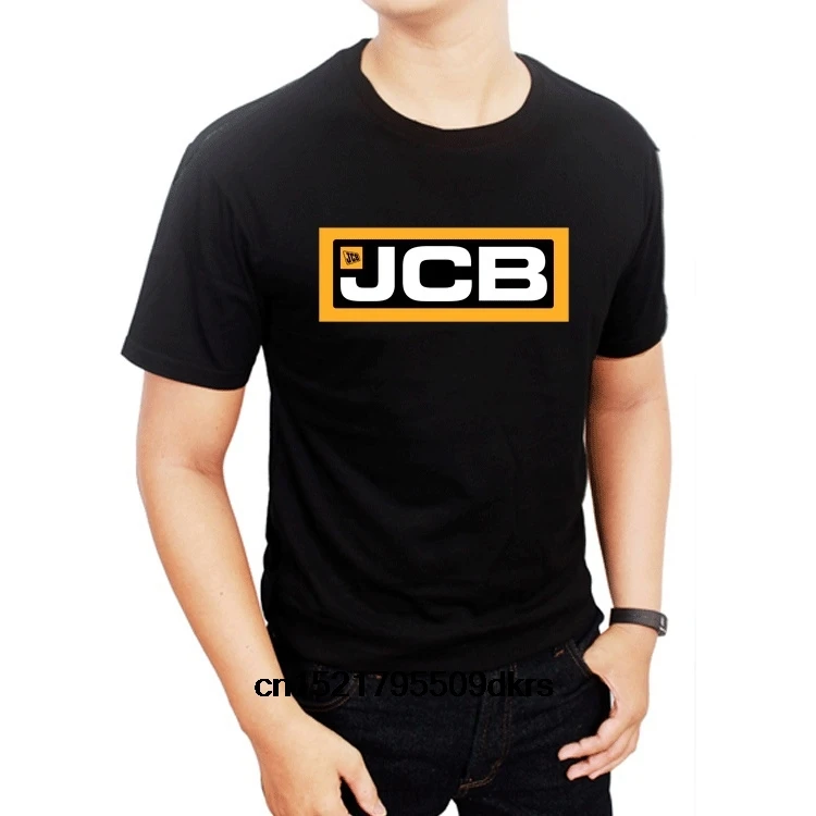 

Men T shirt JCB Logo Fashion Print Casual funny t-shirt novelty tshirt women