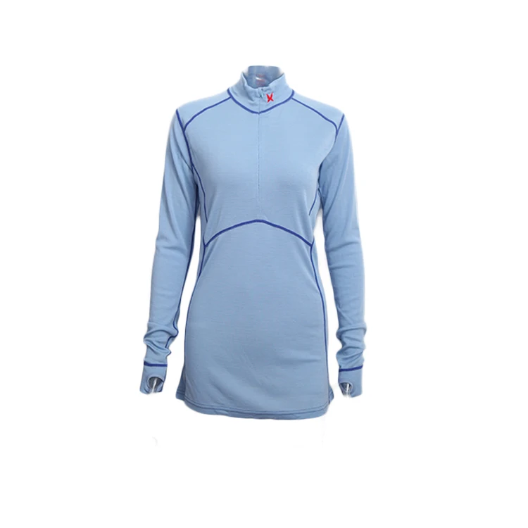 Новая Женская Базовая рубашка из мериносовой шерсти с молнией 1/4 100% мериносовая