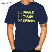 single taken fishing funny graphic t shirt mens summer style fashion short sleeves oversized streetwear t shirts plus size