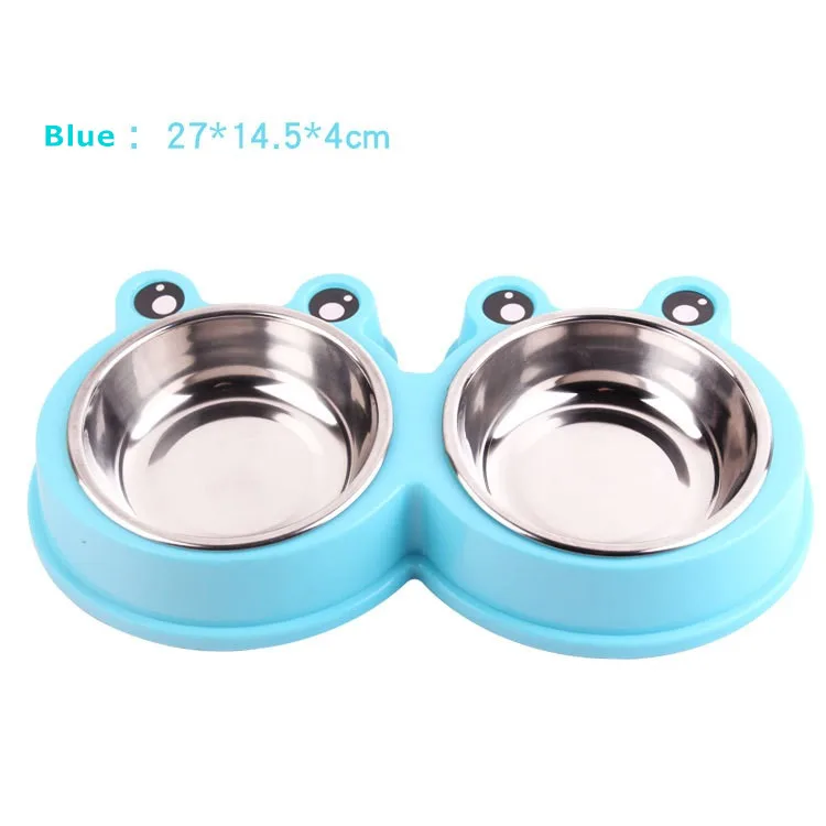 Миска для домашних животных кормушка кошек щенков еды и воды принадлежности