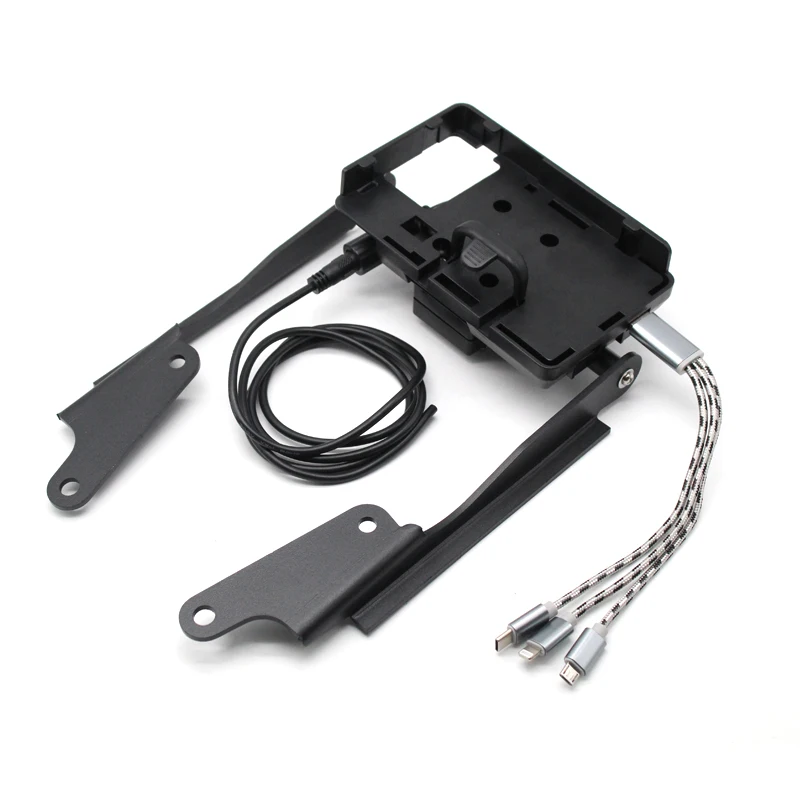 

USB Charger Phone Holder Stand Bracket for Yamaha MT-09 MT09 Tracer 900 FJ-09 2016 2017 Motorcycle GPS Navigation Plate