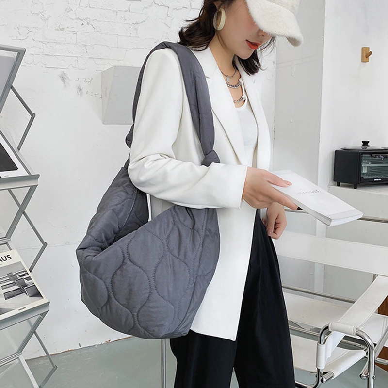 Youda новая зимняя большая Наплечная Сумка космическая Хлопковая Женская