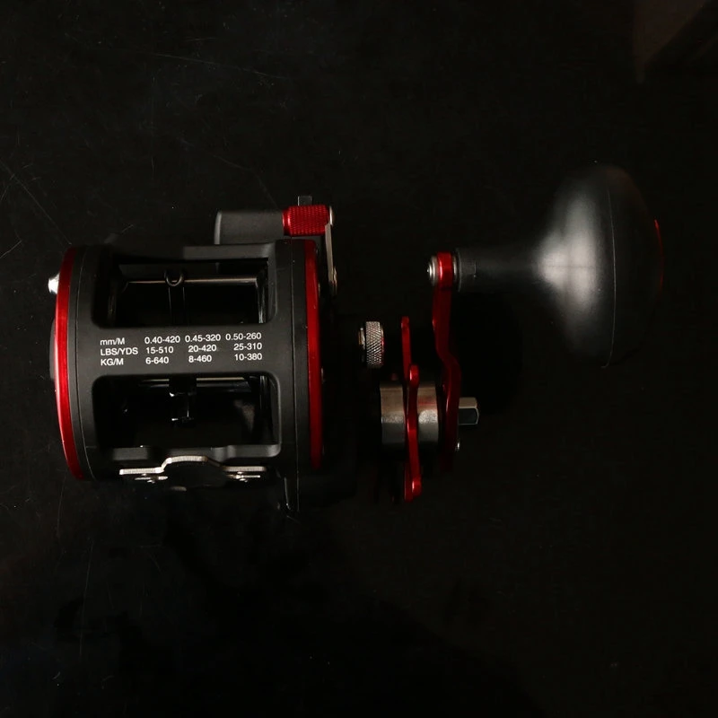 Двойная Рыболовная катушка TR430 со счетчиком лески с правой ручкой|Рыболовные