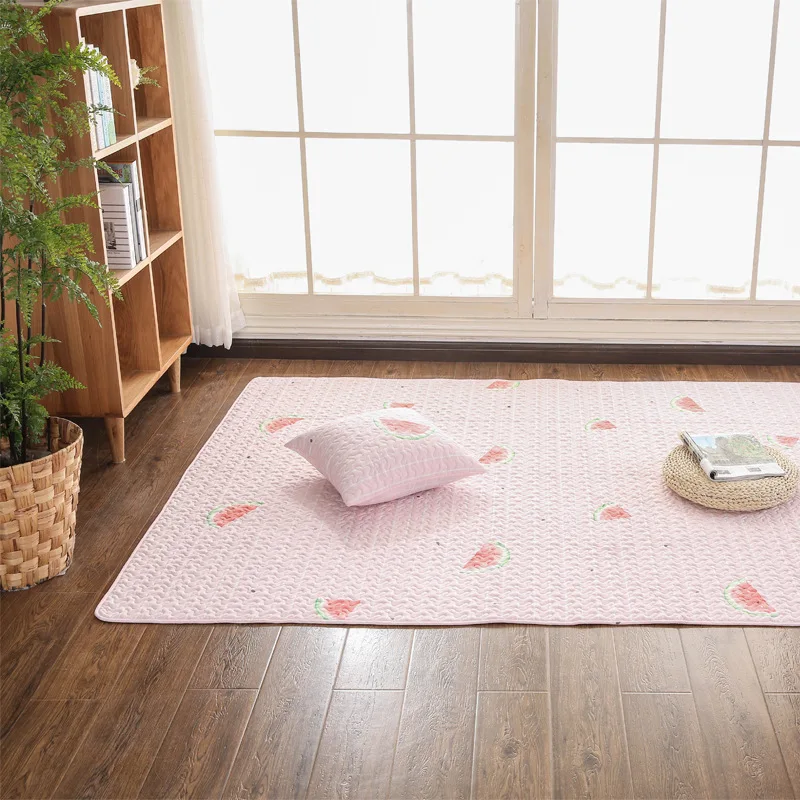 Ковер в полоску хлопковая ткань изготовленная на заказ подушка для гостиной