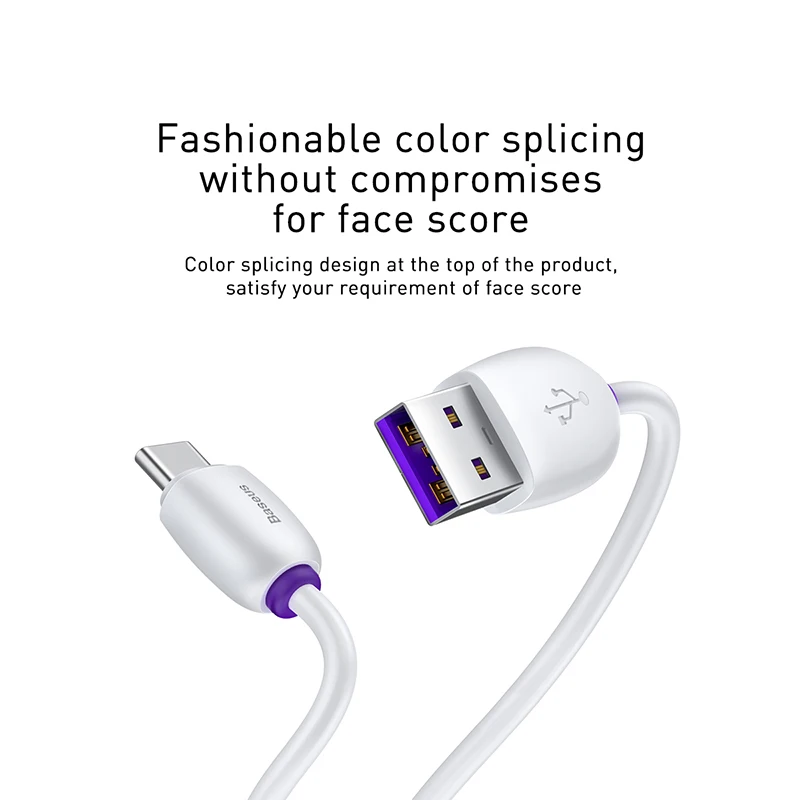 Baseus 5A usb-с кабель для быстрой зарядки USB-C Huawei P30 P40 Realme Poco X3 Xiaomi redmi 9 Samsung S10 зарядный с