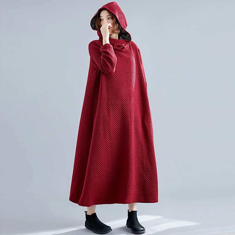 Женская одежда больших размеров новинка сезона осень зима 2020 свободная длинная