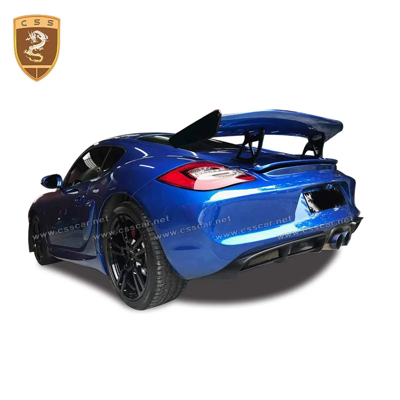 GT4 стиль FRP передний бампер задний диффузор спойлер Крылья комплект кузова