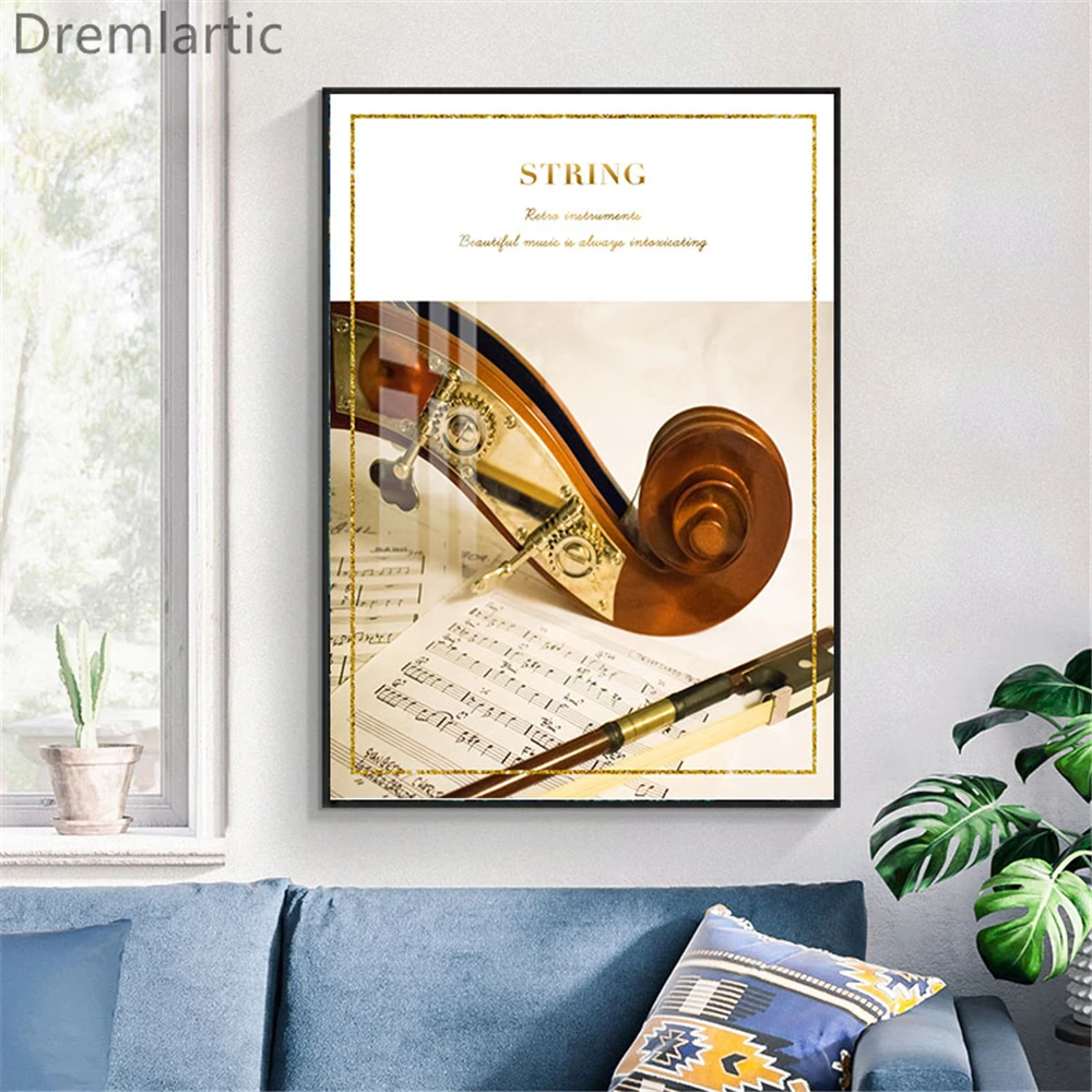 

Study Sound Wall Art Canvas Paint Abstract Nordic Posters Minimalist Living Room Decor 21-128-2-46