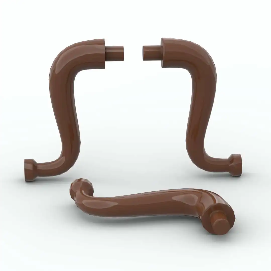 

130pcs MOC Bricks Toy Elephant Tail Trunk 43892 Animal Tail Building Blocks DIY Assembles Particles Creative Toy for Children