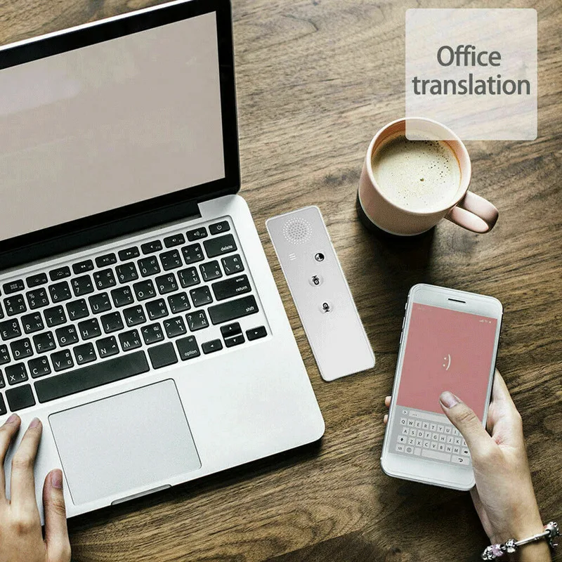 Интеллектуальный 40 языковый переводчик Bluetooth в режиме реального времени голоса