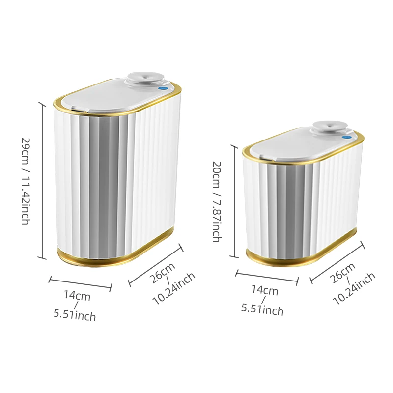 aromatherapy smart trash can bathroom toilet desktop smart sensor garbage bin with aromatherapy air freshener car trash can free global shipping