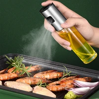 kitchen set oil dispenser barbecue glass mixing condiment bottle vinegar soy sauce spray oiler seasoning condiment bottle