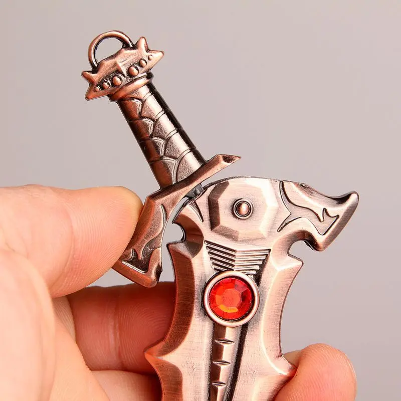Турбо-зажигалка Creative Sword компактная с бутановым газом ветрозащитные аксессуары