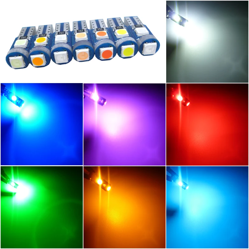 Фото Светодиодная лампа T5 73 74 3030 SMD, 6 шт., лампочка для Subaru BRZ Legacy Tribeca Outback Forester Impreza Canbus №5