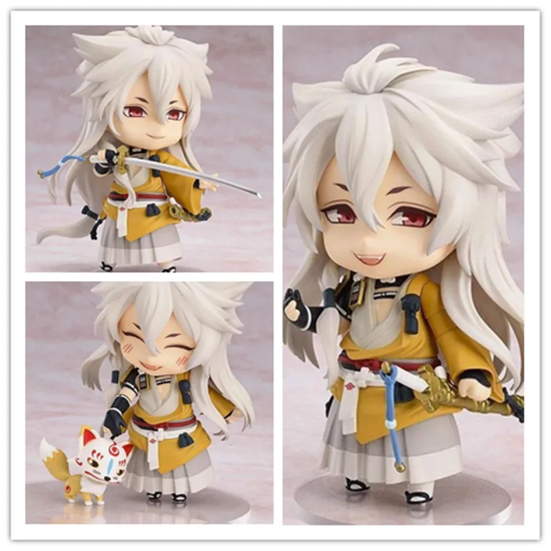 

10Cm Game Touken Ranbu Online Anime Figuur Tsurumaru Kuninaga 540 Ichigo Hitofuri 581 Hotarumaru 608 Model Action Figurals Funny