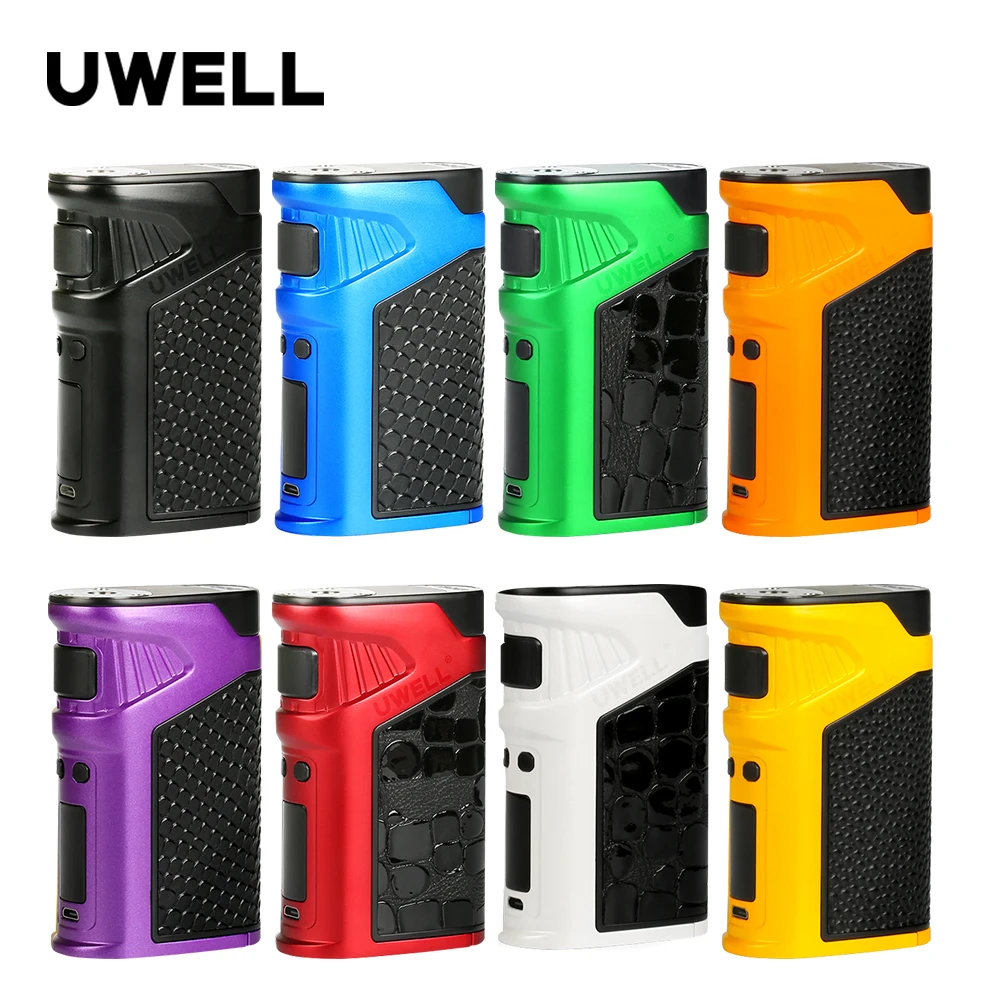 Оригинальный Uwell Ironfist TC бокс мод 200 Вт Питание от двух аккумуляторов 18650 для IRONFIST Kit