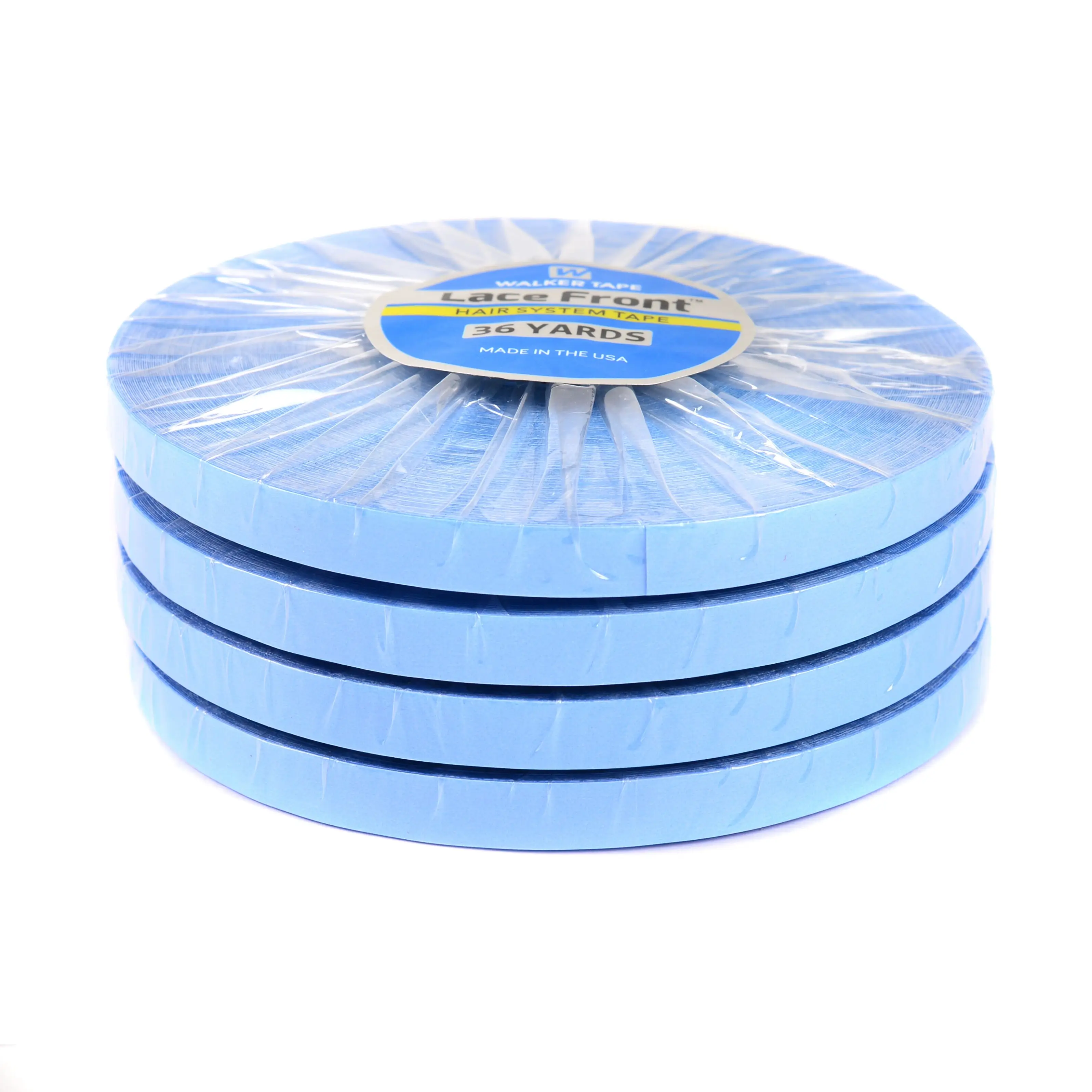 

0.8cm*36yards Blue Lace Front Tape Double-sided Adhesive Tape for Hair Extension/Lace Wig/Toupee