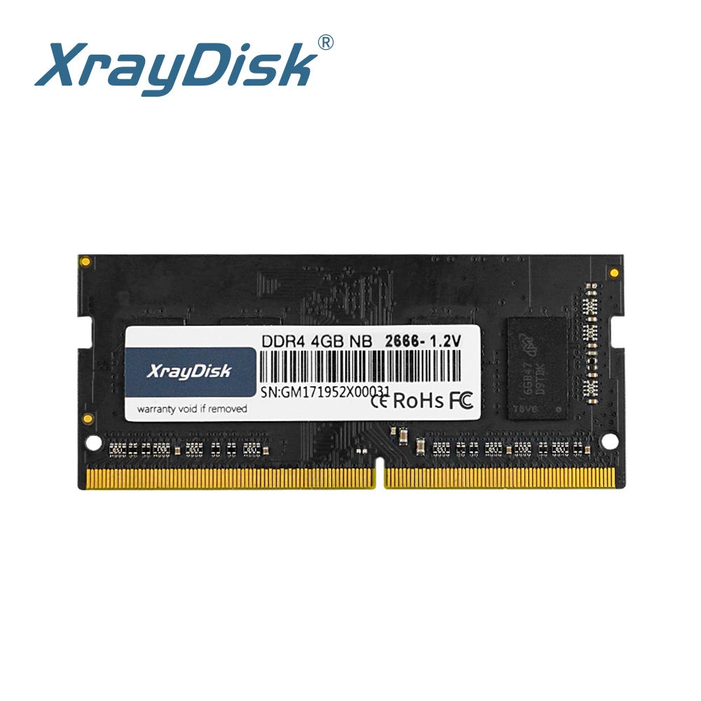 XrayDisk оперативной памяти DDR4 8 ГБ 4 16 Гб встроенной 2400 МГц 2666 1 2 V sodimm тетрадь высокая