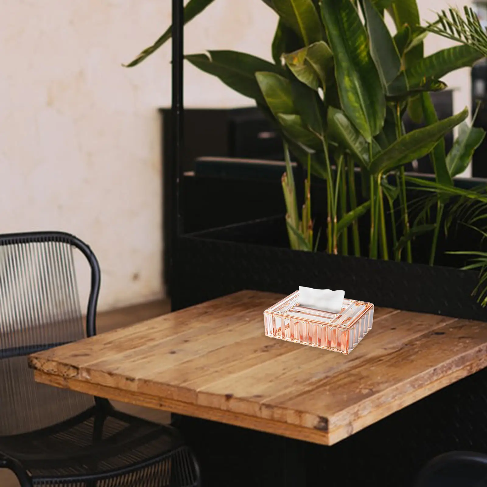 

Crystal Tissue Box Cover Napkin Paper Case for Bedside Office Car Decoration