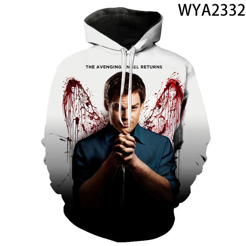 

Men Women Cool Dexter Pullover Long Sleeve Hoodies 3D Printed Movie Sweatshirts Streetwear Boy Girl Kids Fashion Casual Tops